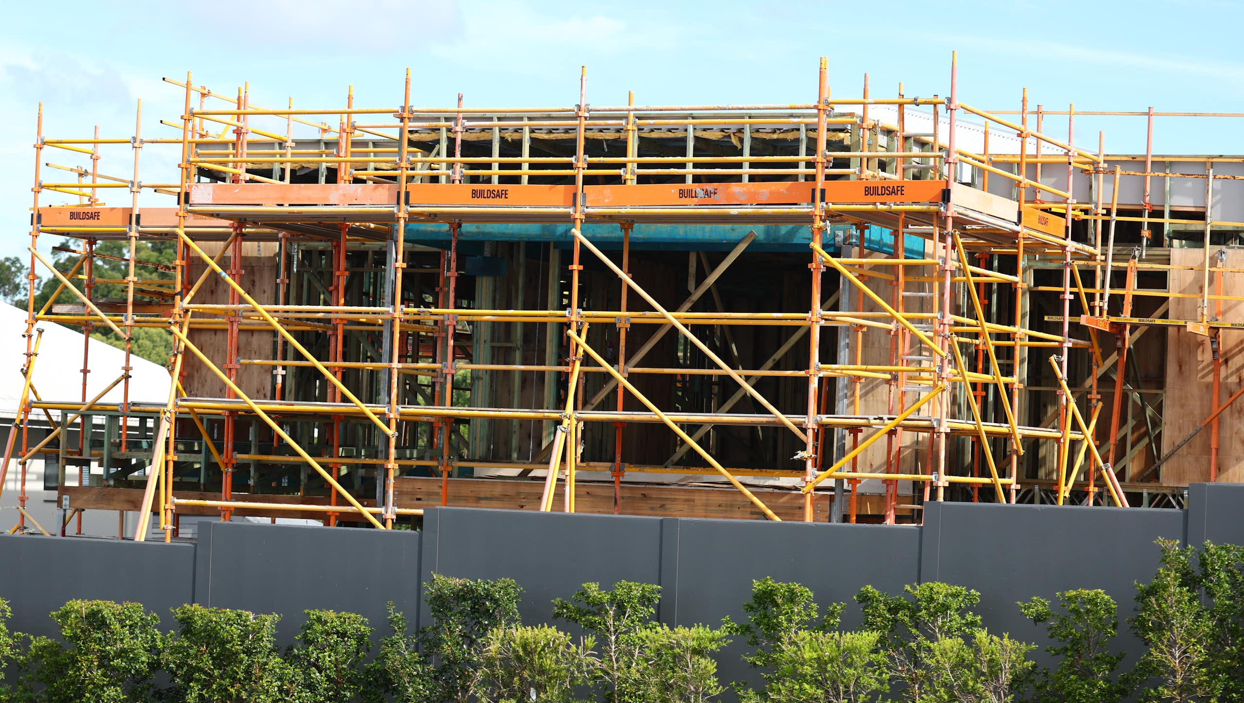 A home under construction